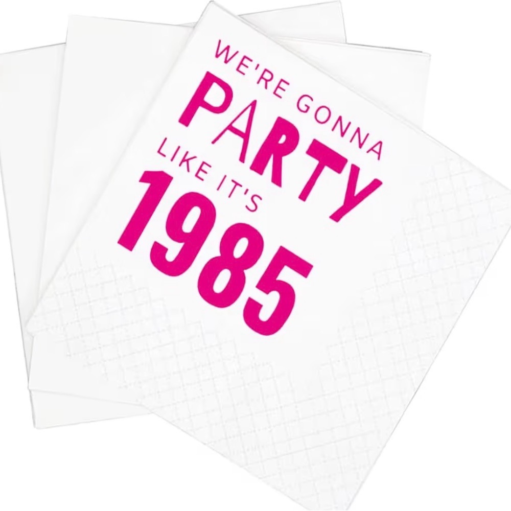 SharkBliss Birthday Cocktail Napkins, 100 Pack